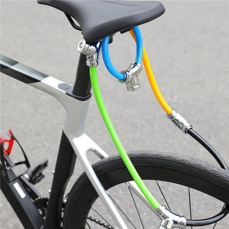 Gambar produk Senzen Gembok Sepeda Cable Ring Bike Lock Zinc Alloy 14cm - INU141