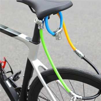 Gambar produk Senzen Gembok Sepeda Cable Ring Bike Lock Zinc Alloy 14cm - INU141