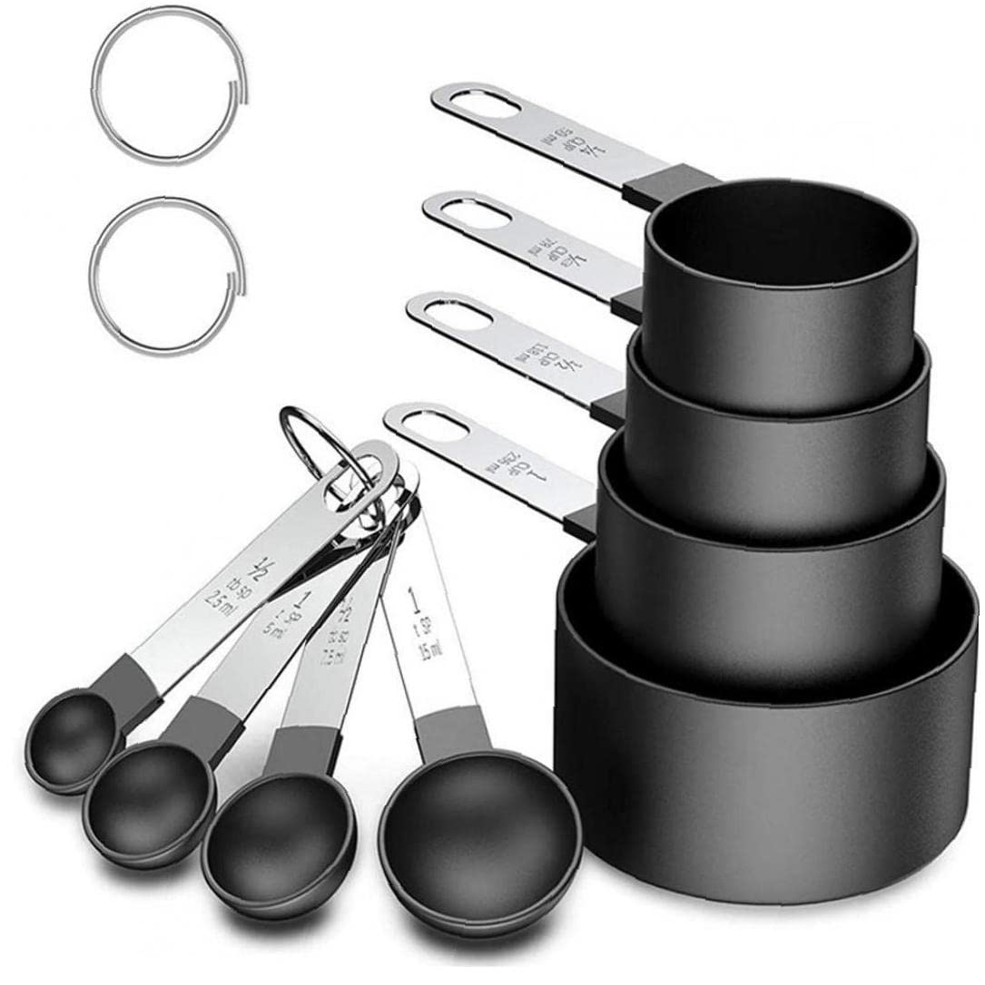Gambar produk SPOSI Sendok Takar Ukur Cup Measuring Spoon 8 PCS - CF008