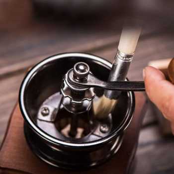 Gambar produk TYI Kuas Pembersih Gilingan Kopi Natural Bristles Plastik - TYI-B8