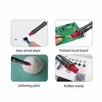 Gambar produk Hiken Digital Heat Gun Hot Blower with LCD Control 220V 250W - HHLC25