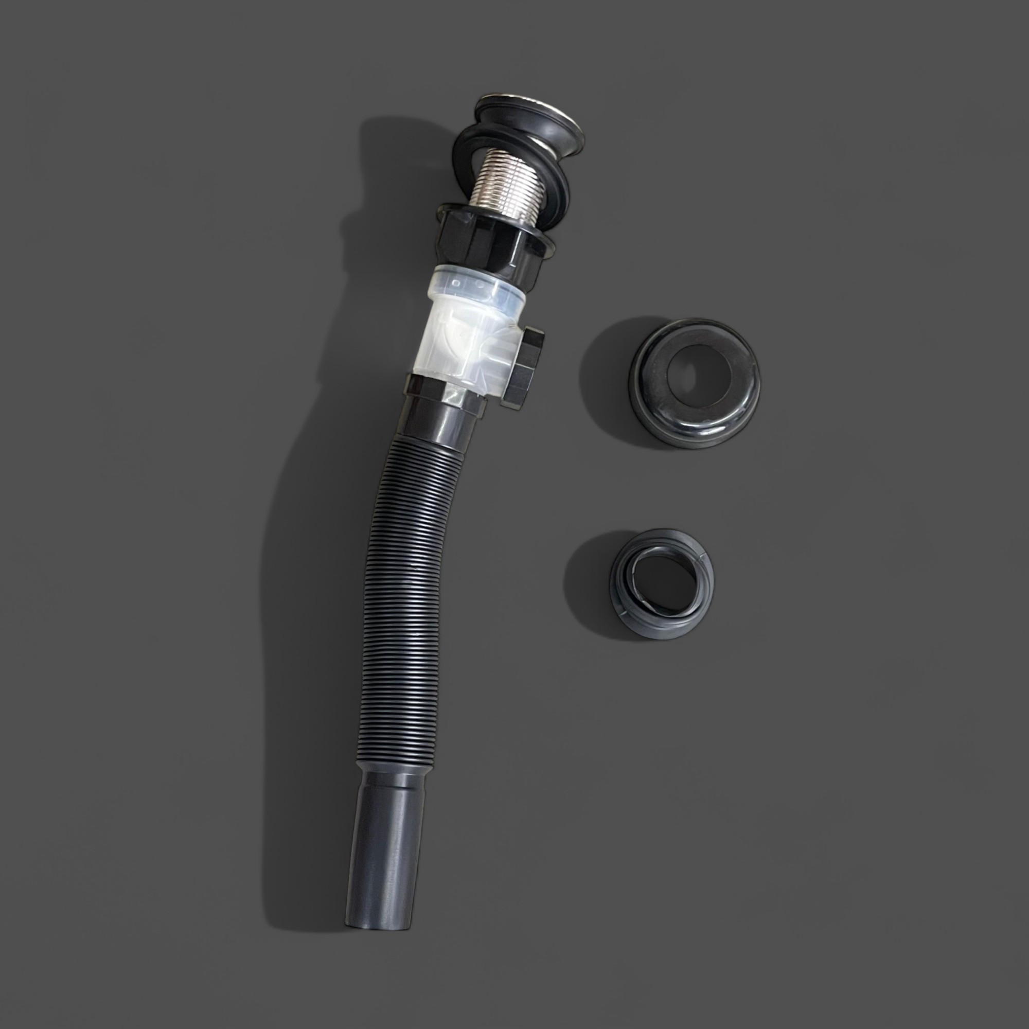 Gambar produk FMB Flip Top Kitchen Sink Drain Joint Retractable Filter Flexible - INU118