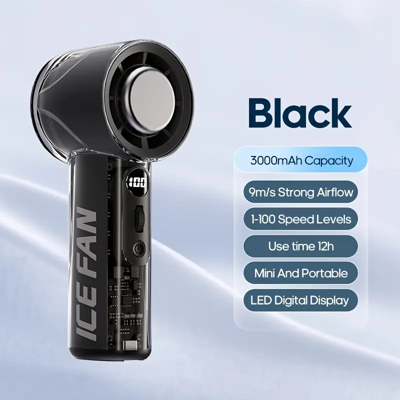 Gambar produk IFAN Kipas Mini Genggam Portable Kompres Dingin Handheld Fan 3000mAh - Q4