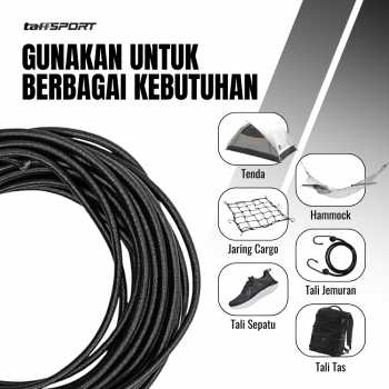 Gambar produk TaffSPORT Tali Paracord Tenda Camping Adventure 7 Core 4mm 31M - SS01