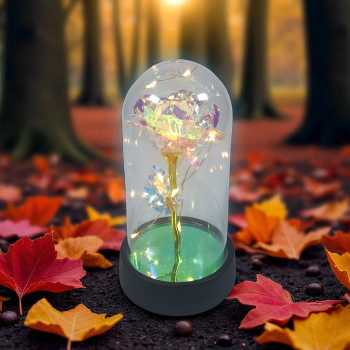 Gambar produk BOFEI Lampu Meja Hias LED Mawar Beauty and The Beast Warm White - BF01
