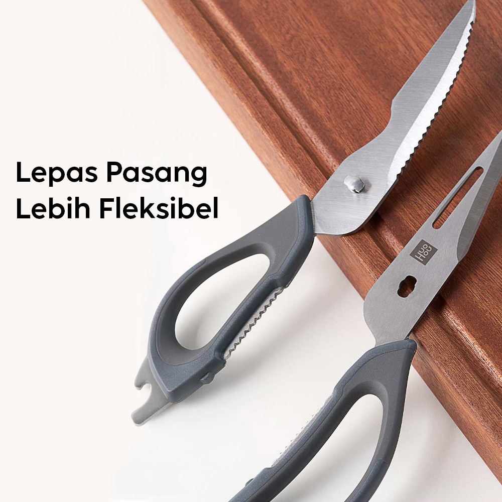 Gambar produk Huohou Gunting Dapur Multifunctional Detachable Scissors - HU0291