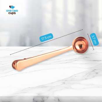 Gambar produk One Two Cups Sendok Takar Kopi Teh Measuring Spoon with Clip - G166