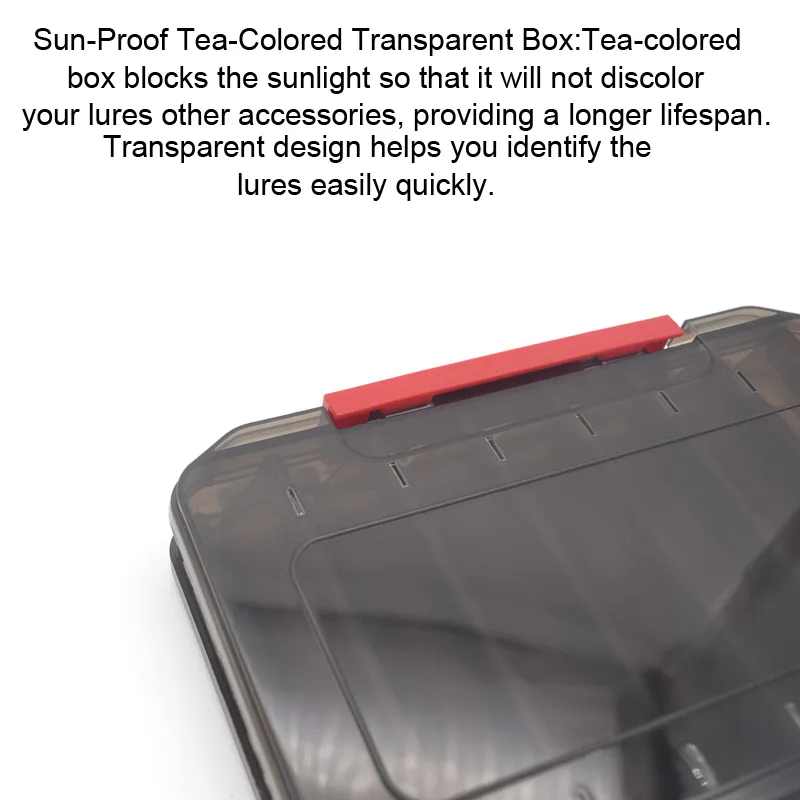 Gambar produk ZUHE Kotak Perkakas Kail Pancing Tackle Box Double Side 12 Grid - ZU012