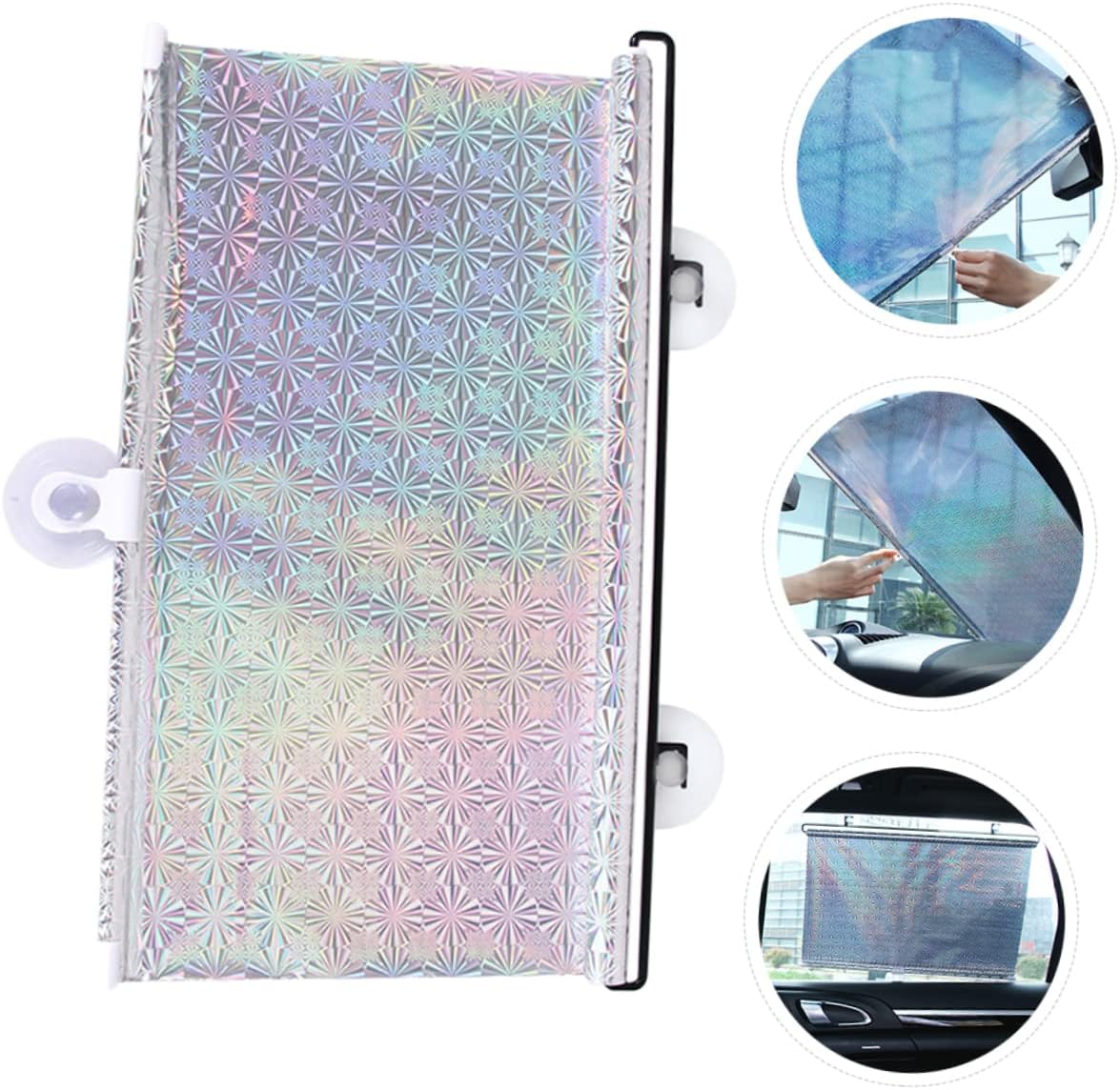 Gambar produk OTOHEROES Tirai Penahan Sinar Matahari Sunshade Roller Blind Curtain 58x125cm - RY50
