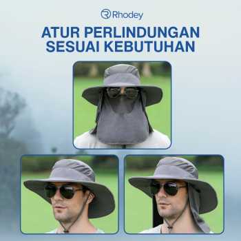 Gambar produk Rhodey Topi Rimba Outdoor Anti UV Waterproof Boonie Hat Nylon - GL012