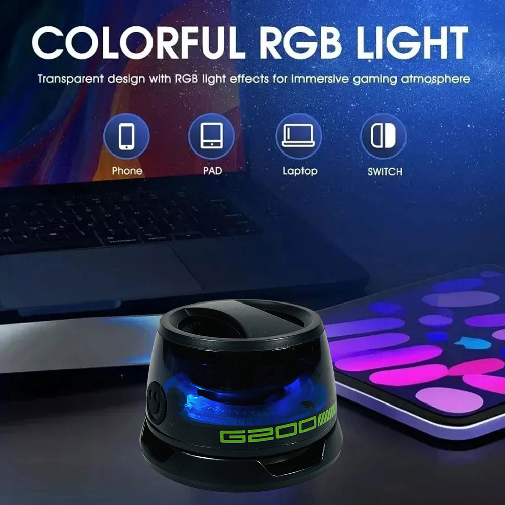Gambar produk VIKEFON Speaker Bluetooth Portable Magnetic TWS Subwoofer 5W - G200