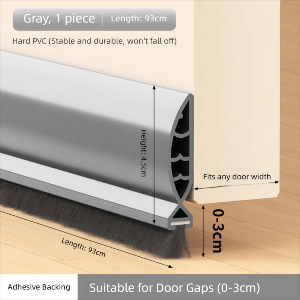 Gambar produk TIFAII Lis Penghalang Serangga Debu Bawah Pintu Door Bottom Seal 93cm - T930