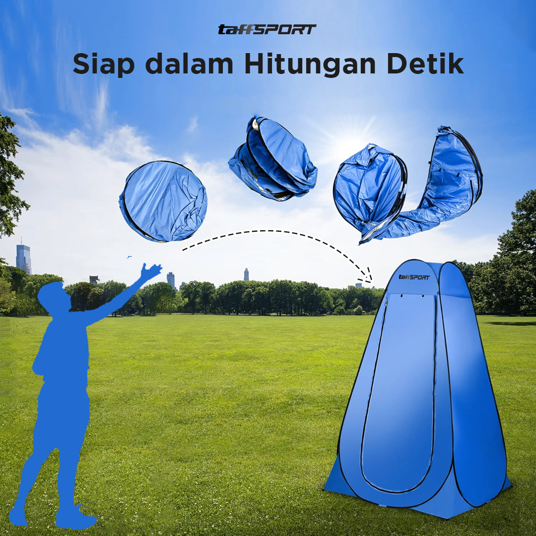 Gambar produk TaffSPORT Tenda Toilet Portable Multifungsi Automatic Shower Tent - AT6516