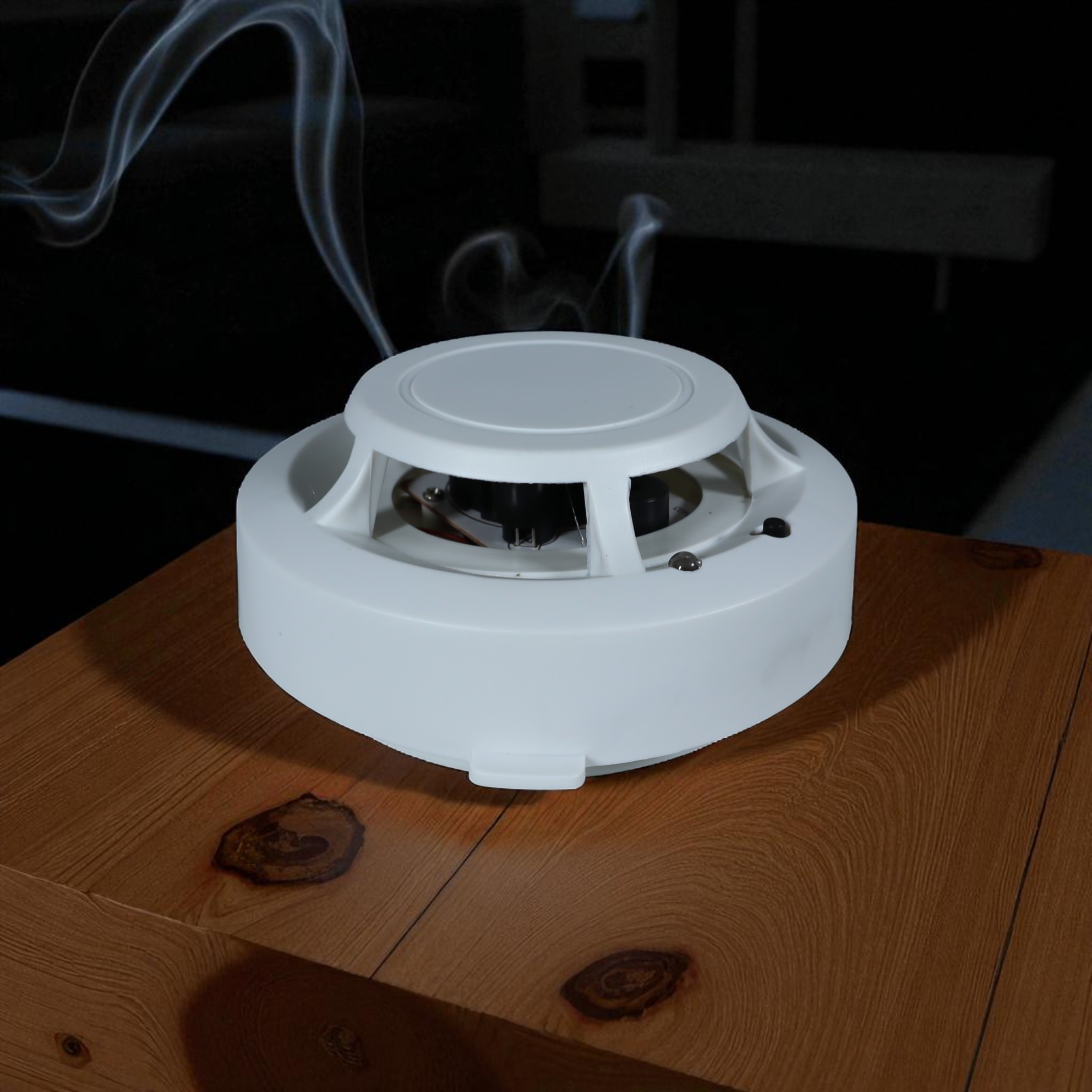 Gambar produk ROGMIR Pendeteksi Kebakaran Smoke Fire Detector Alarm With Test Button - RG1