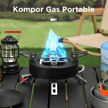 Mounchain Kompor Gas Portable Lipat Outdoor 5 Burner Camping Stove - MC545
