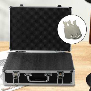 Gambar produk Fnicel Kotak Perkakas Multifungsi Portable Hardware Aluminium Tool Box Besar - Le01