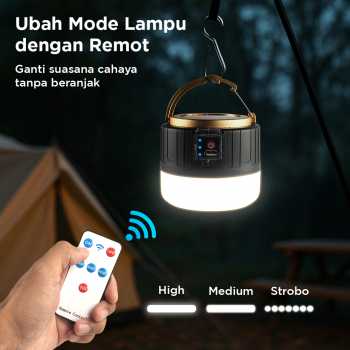 Gambar produk Yifanao Lampu LED Camping Light Solar Panel Waterproof Cool White 280W - G13
