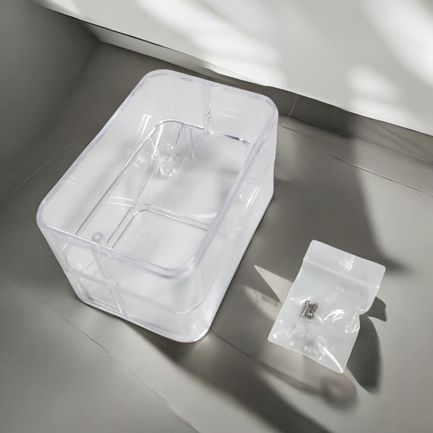 Gambar produk MFALI Tangki Pemberi Makan Otomatis Ikan Automatic Feeder Tank 350 ml - M129