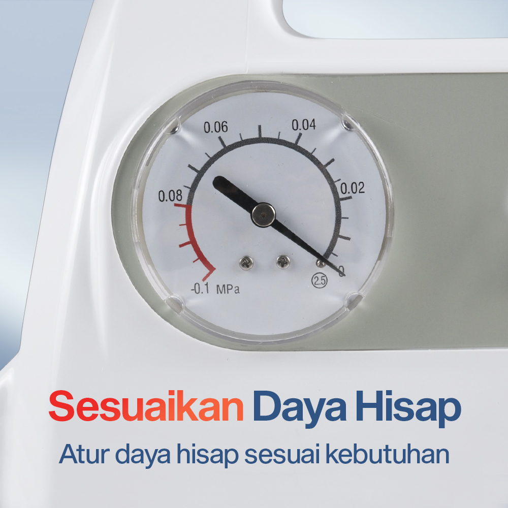 Gambar produk FOFO Alat Penyedot Dahak Elektrik Portable Sputum Suction Pump 1L - GY-XT-1
