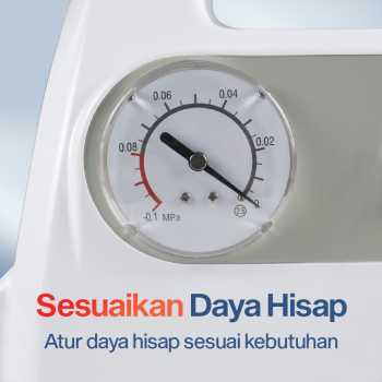 Gambar produk FOFO Alat Penyedot Dahak Elektrik Portable Sputum Suction Pump 1L - GY-XT-1