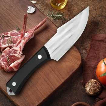 Gambar produk KNIFEZER Pisau Daging Stainless Steel 5Cr15 Forged Butcher Knife - W50