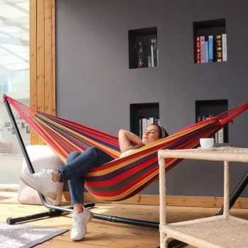 Gambar produk Hammock Tempat Tidur Gantung Double Thick Canvas - JS426