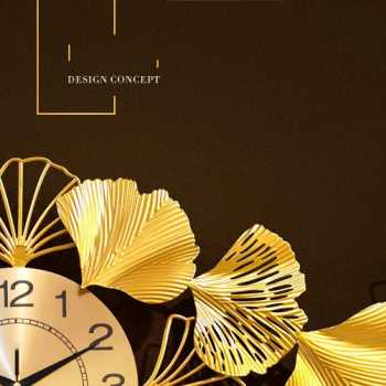 Gambar produk TaffHOME Jam Dinding Quartz Luxury European Style Jiali Movement 91cm - 2077-9135J