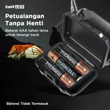 Gambar produk TaffLED Headlamp LED Multifunction Outdoor Lighting 3W - GD63