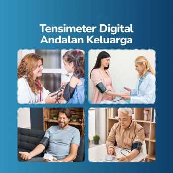 Gambar produk TaffOmicron Pengukur Tekanan Darah Tensimeter Digital Dual Power without Voice - BW-750