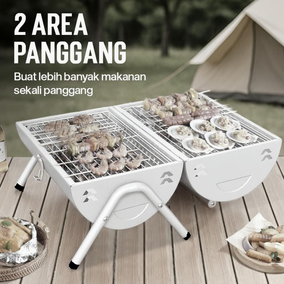 Gambar produk Xbess Alat Panggang Arang Portable BBQ Outdoor Grill Stove - K-707