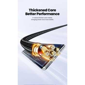 Gambar produk Toocki Kabel Data USB Type-C Multifungsi Fast Charging RGB 20V 6A 100W 1.8M - TQ-X45