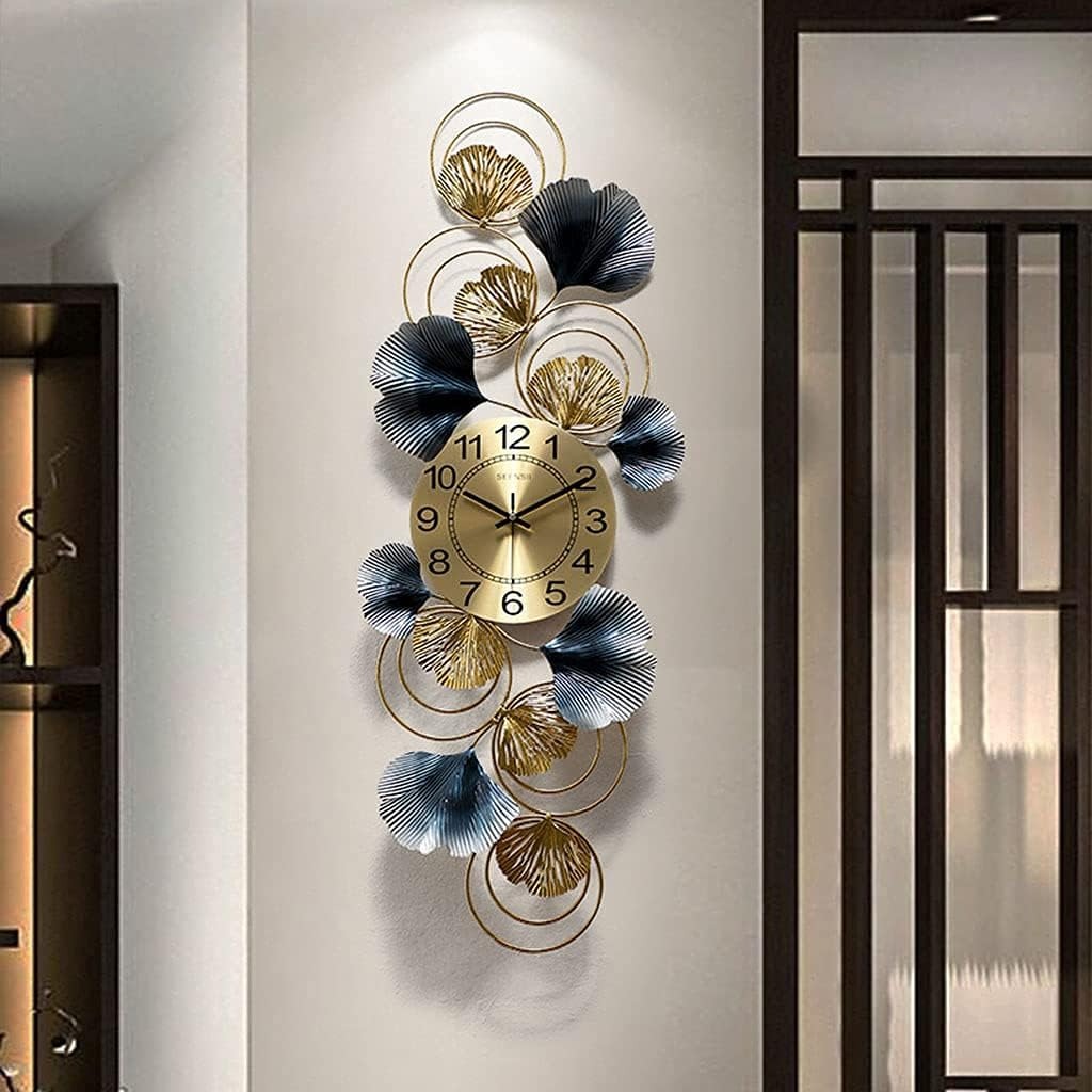 Gambar produk TaffHOME Jam Dinding Dekorasi Quartz Decoration Luxury European Style Vertikal - 2077-9135