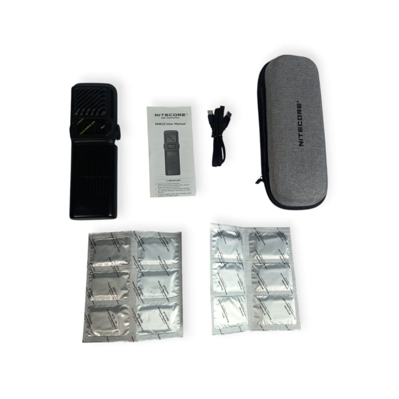 Gambar produk NITECORE Portable Mosquito Bug Repelllent Power Bank 40kHz 12000mAh - EMR25