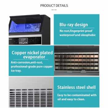 Gambar produk Hicon Mesin Es Batu Kotak Otomatis Ice Maker Machine 70kg 220W - HZB-60FAB