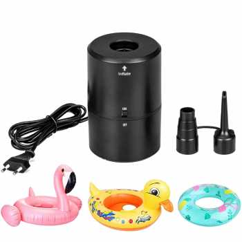 Guorun Pompa Angin Elektrik Multifungsi Inflator Air Pump with Nozzle - GR-101