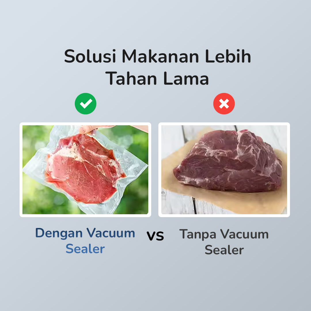 Gambar produk TFALO Alat Vakum Makanan Vacuum Sealer Packaging Machine with Bag - FK-7912