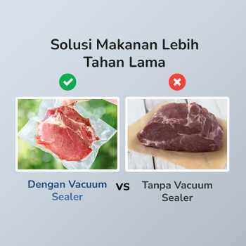 Gambar produk TFALO Alat Vakum Makanan Vacuum Sealer Packaging Machine with Bag - FK-7912