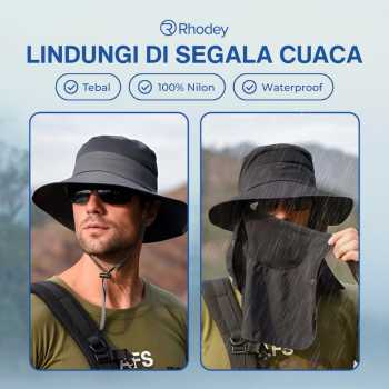 Gambar produk Rhodey Topi Rimba Outdoor Anti UV Waterproof Boonie Hat Nylon - GL012