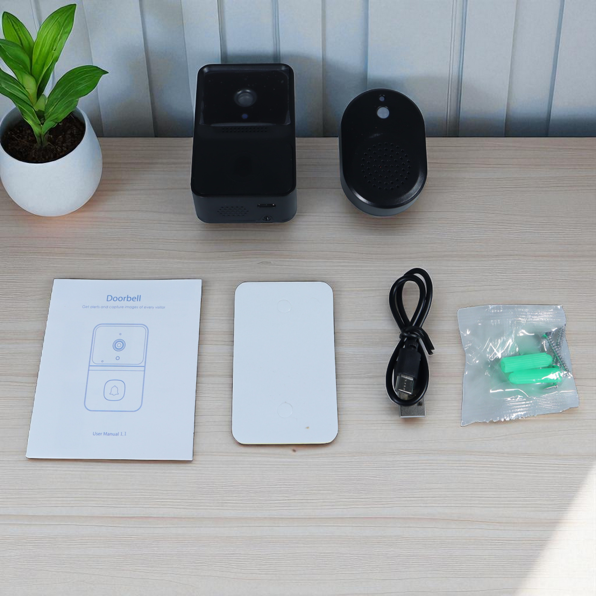 Gambar produk SUYING Bel Rumah Smart Doorbell Wireless Video HD WiFi Two Way Audio - Z20