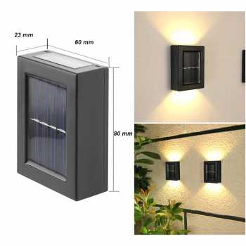 Gambar produk SoFlare Lampu Dinding Solar Outdoor Waterproof Warm White 2 LED - INU150