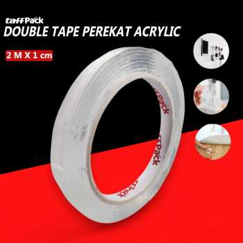 TaffPACK Double Tape Perekat Acrylic Nano Washable Adhesive 2M - TV030