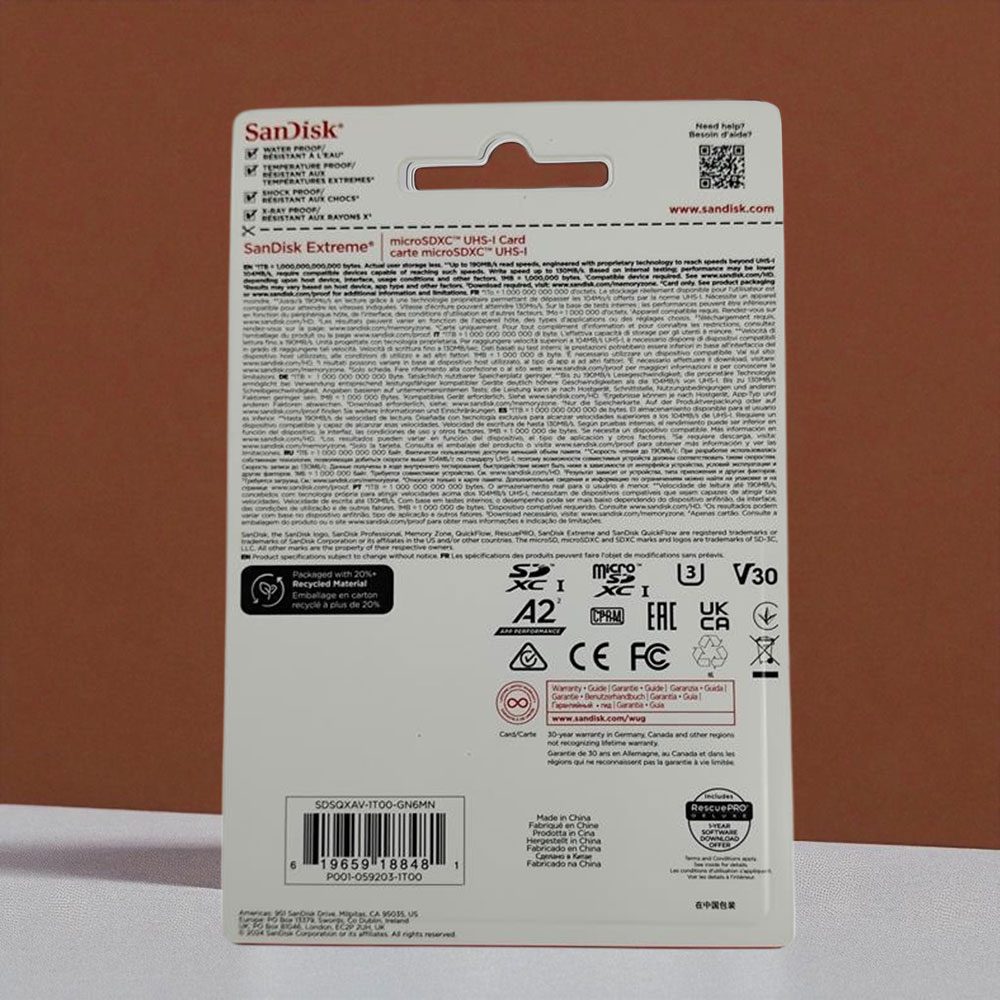 Gambar produk SanDisk Extreme microSDXC V30 A2 U3 1TB-SDSQXAV-1T00
