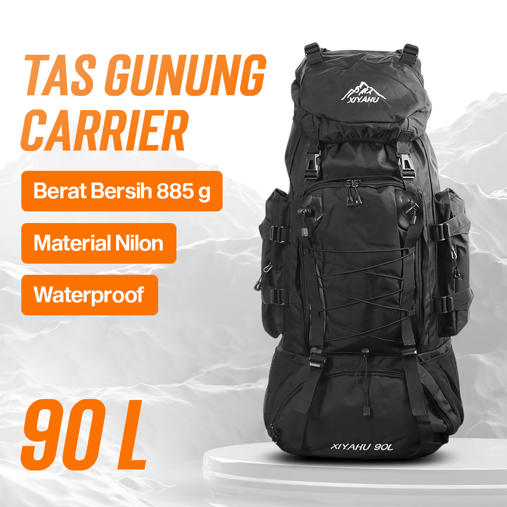Gambar produk XIYAHU Tas Gunung Carrier Bag Travel Backpack Waterproof 90L - SIG3D