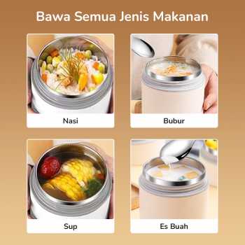 Gambar produk LOVE KITCHEN LIFE Kotak Makan Tahan Panas Lunch Box Single Layer - YM8686/YM9645