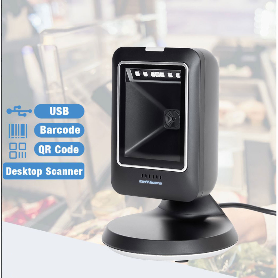 Gambar produk Taffware Desktop Barcode Scanner Portable USB 1D 2D QR - MP6300IR