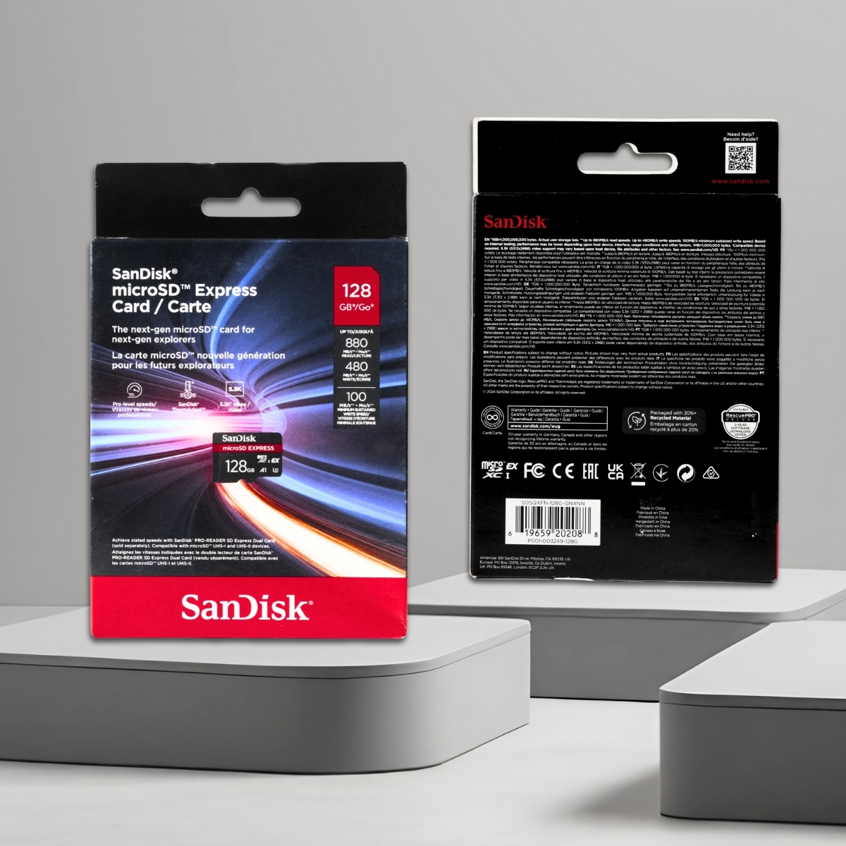 Gambar produk SanDisk microSD Express UHS-I Class 10 U3 880MB/s 128GB - SDSQXFN