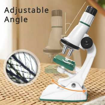 Gambar produk MICROKID Mikroskop Monokuler Edukasi Anak Pengamatan Science 1200x - SD661