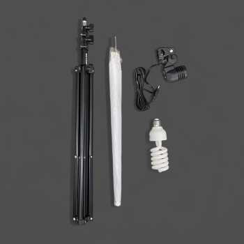 Gambar produk TaffSTUDIO Payung Soft Umbrella Fotografi Studio 82cm with Bohlam 45W - P90L