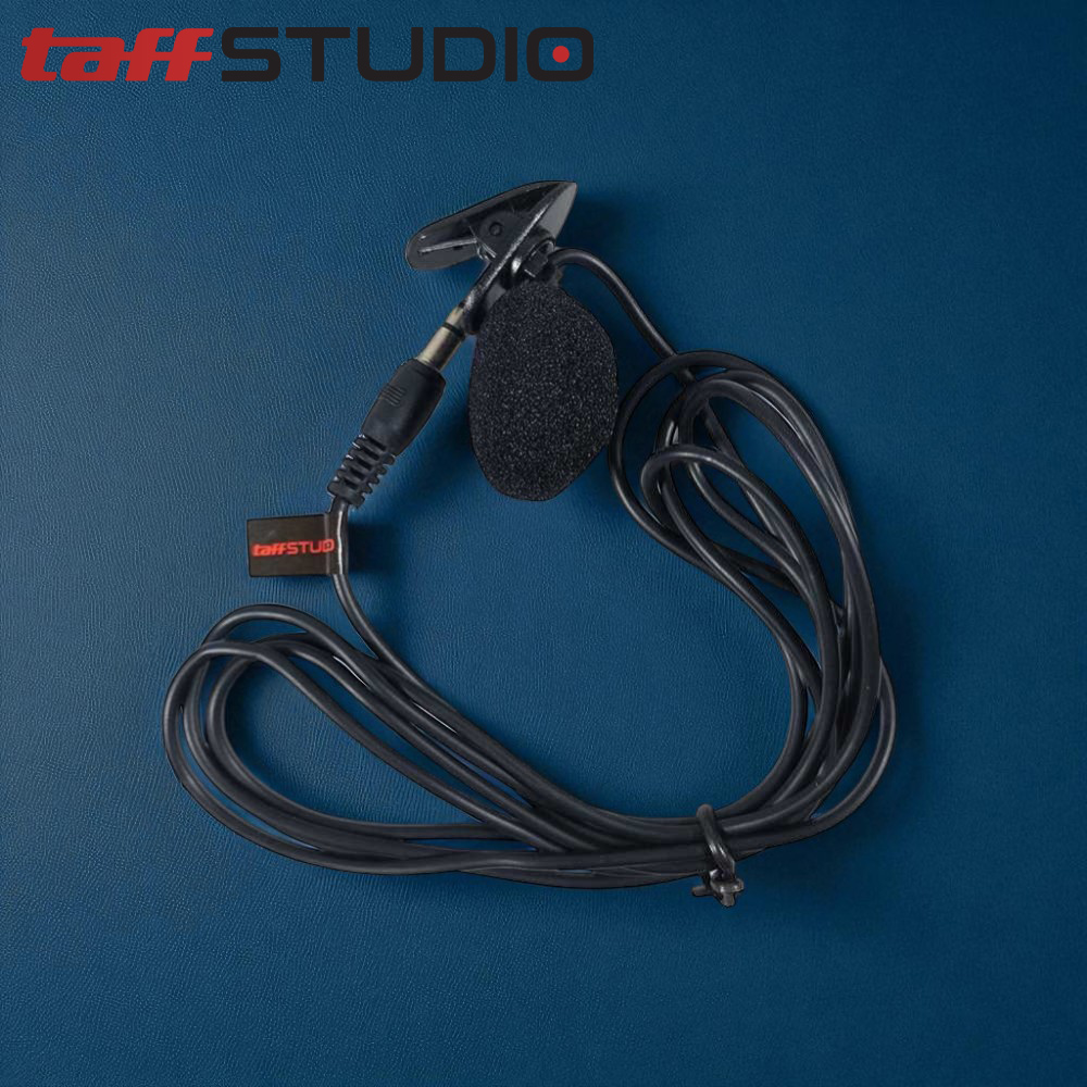 Gambar produk TaffSTUDIO 3.5mm Microphone Clip for Smartphone Laptop Tablet 1.5M - SR-503