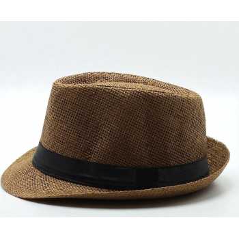 Gambar produk Yingrui Topi Fedora Unisex Laken Hat Jazz Classic Vintage - M-58